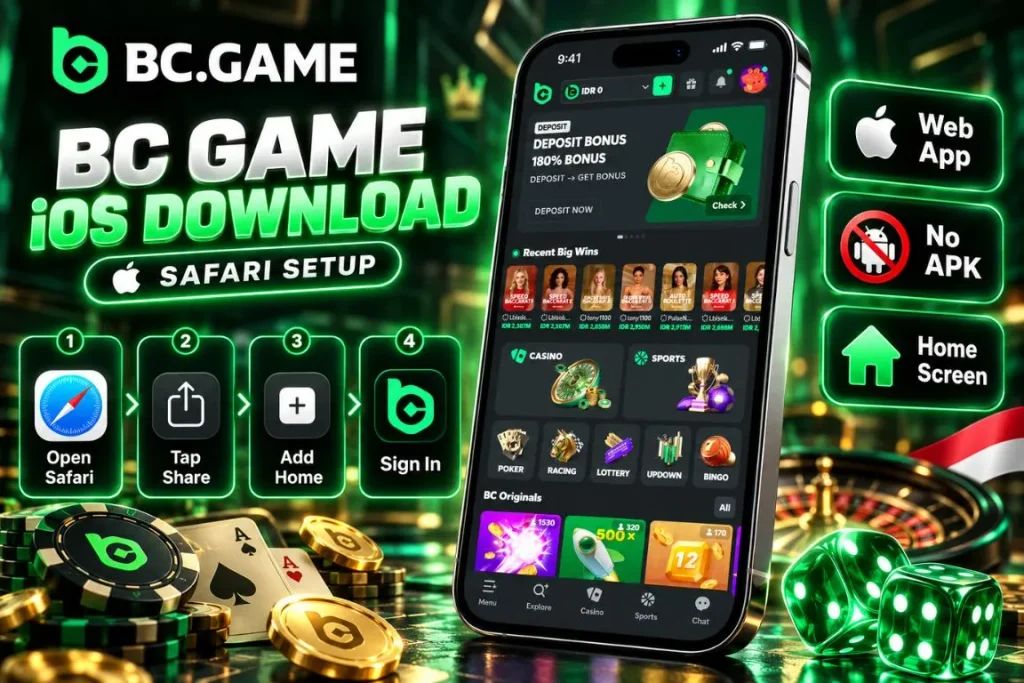 BC Game App iOS Download for Indonesian Users
